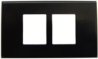 Bild von proFLF KST sw | proFLF® mit 2x Ausschnitt Keystone; schwarz