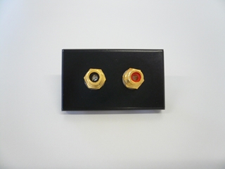 Bild von proFLF 2CINCH sw | proFLF® mit 2 Cinchbuchsen Durchführungen f/f (sw/rt); schwarz