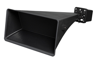 Bild von TH100-EN54 sw | wetterfester Grenzflächentunnelhorn Druckkammerlautsprecher, 100 Watt, IP66, Zertifizierung gemäss EN 54-24, schwarz