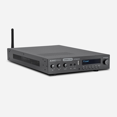 Bild von DMPA240 Stream | Internet Streamer/USB/Bluetooth Mischverstärker 240 Watt/2 Ohm &  100 Volt