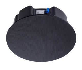 Bild von DL-D30-130 Dante sw | aktiver randloser-Deckeneinbau-Lautsprecher, 30 Watt, 130mm/5", 2-Weg, Dante, PoE+, schwarz