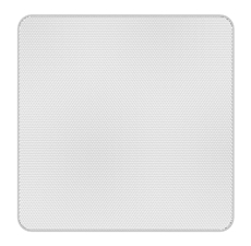 Bild von EGS63W | Randlose quadtratische Gitterabdeckung zu FAP63T, weiss