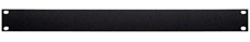 Bild von proPANEL 1HE sw | 19" Frontplatte 1HE/3mm, schwarz matt eloxiert