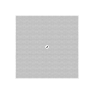 Bild von FC-6SG-W | Randlose quadratische Gitterabdeckung zu FC-6T, weiss