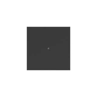 Bild von FC-8SG-B | Randlose quadratische Gitterabdeckung zu FC-8(S)T, schwarz