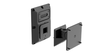 Bild von AS-UL-W | 6/8" AS and FS Serie Large Universal Wandhalter, weiss