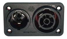 Bild von PO13MFP-W | Power Gerätestecker/-buchse male/female Input/Output 250V 16A CBC, IP65