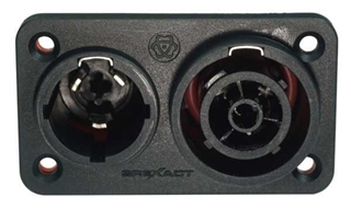 Bild von PO13MFP-W | Power Gerätestecker/-buchse male/female Input/Output 250V 16A CBC, IP65