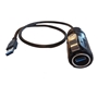 Bild von LP24-USB3-MP-MP-0D5M-001 | LP-24 Data USB 3.0 Kabel CNLINKO auf Typ A 0.5 m IP67