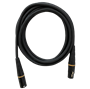 Bild von NXT-M1-XLFM-5 | 5m XLR female auf XLR male Mikrofonkabel Analog mit gold Kontakten