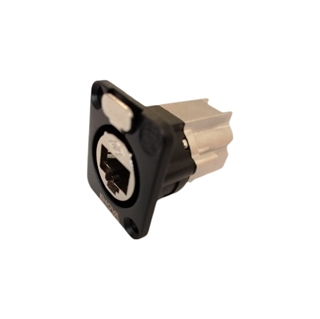 Bild von RJ18FB-C6F | RJ45 Einbaubuchse Durchführung Cat6A feed-through, female-female