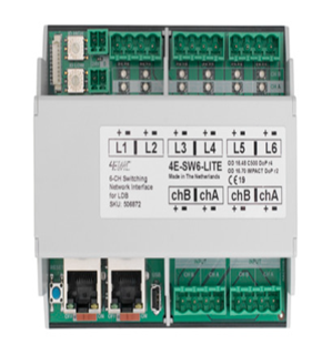 Bild von 4E-SW6-LITE | LOOPDRIVE Remote Controllerd Zone Extender Module for additional 6-LDB-sub-zones, dual source path A&B EN54-16
