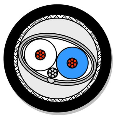 Bild von PROINST2022FRNC-C | proINSTALL digital 2x0.22qmm FRNC-C - AES/EBU 110 Ohm