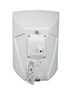 Bild von MS-D30-165 Dante ws | aktive Monitorbox wetterfest IP56 mit 30 Watt, 165mm/6.5", weiss, inkl. Drehgelenkhalterung, Dante, PoE+