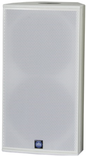 Bild von CA121-RD-WT | Aktiver 12"/1" Full Range Lautsprecher mit analog, AES/EBU, Dante (redundant) inputs & RHAON DSP, 90x40° - White