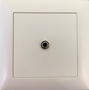 Bild von proDT 3.5I UP ws | Unterputzanschluss proDT® mit 3.5mm Klinkenbuchse Input auf Dante, EDIZIOdue, weiss