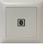 Bild von proDT BI UP ws | Unterputzanschluss proDT® mit Bluetooth Input auf Dante, EDIZIOdue, weiss