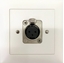Bild von proDT XI UP ws | Unterputzanschluss proDT® mit XLR Input female auf Dante, EDIZIOdue, weiss