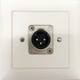 Bild von proDT XO UP ws | Unterputzanschluss proDT® mit XLR Output male von Dante, EDIZIOdue, weiss