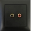 Bild von proDT CO UP sw | Unterputzanschluss proDT® mit 2x Cinchbuchsen Output von Dante, EDIZIOdue, schwarz