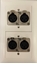 Bild von proDT 4XI UP ws | Unterputzanschluss proDT® mit 4x XLR Input female auf Dante, EDIZIOdue, weiss