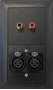 Bild von proDT 2XI/CI UP sw | Unterputzanschluss proDT® mit 2x XLR Input female und 2x Cinch Input auf Dante, EDIZIOdue, schwarz