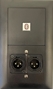 Bild von proDT BI/2XO UP sw | Unterputzanschluss proDT® mit Bluetooth Input und 2x XLR Output male auf/von Dante, EDIZIOdue, schwarz