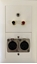 Bild von proDT 2XI/CI/3.5O UP ws | Unterputzanschluss proDT® mit 2x XLR Input female, 2x Cinch Input und 3.5mm Klinkenbuchse Output auf/von Dante, EDIZIOdue, weiss