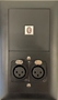 Bild von proDT BI/2XI UP sw | Unterputzanschluss proDT® mit Bluetooth Input und 2x XLR Input female auf Dante, EDIZIOdue, schwarz