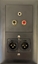 Bild von proDT CI/3.5O/2XO UP sw | Unterputzanschluss proDT® mit 2x Cinch Input und 3.5mm Klinkenbuchse, 2x XLR Output male auf/von Dante, EDIZIOdue, schwarz