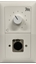 Bild von proDT XIMR UP ws | Unterputzanschluss proDT® mit XLR Input female Mic mit Regler auf Dante, EDIZIOdue, weiss
