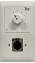 Bild von proDT XIMR UP ws | Unterputzanschluss proDT® mit XLR Input female Mic mit Regler auf Dante, EDIZIOdue, weiss
