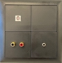 Bild von proDT 3.5I UP sw | Unterputzanschluss proDT® mit 3.5mm Klinkenbuchse Input auf Dante, EDIZIOdue, schwarz