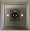 Bild von proDT XO UP sw | Unterputzanschluss proDT® mit XLR Output male von Dante, EDIZIOdue, schwarz