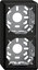 Bild von AP EDIZIO 2x1 sw | Aufputzrahmen EDIZIOdue 2x1 in schwarz