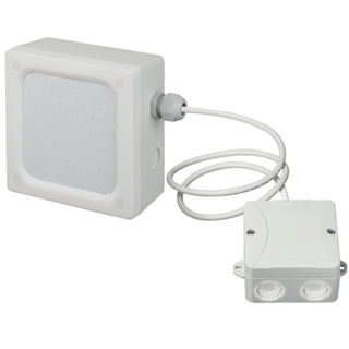 Bild von WA06-77/T CLR | Wand-Aufbau-Lautsprecher Reinraum nach ISO 14644-1, 6 Watt, 77mm/3", wetterfest IP67, schlagfestes ABS Kunststoffgehäuse