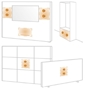 Bild von KIT30 PN | Unsichtbarer Lautsprecher in Holzwerkstoffplatte 30 W | 8 Ohm mit integrierter Frequenzweiche
