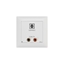 Bild von BTone 2 Edue Dante I LR | Bluetooth Audio Modul long-range (flat bar antenna) und Cinch In EDIZIOdue mit Dante, weiss