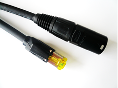Bild von DATAF_RJE | _m 10 Gigabit Dataflex CAT7 S/FTP Patch PUR konfektioniert mit 1x RJ45 CAT6A / 1x RJ45 Kabelsteckerschutz (etherCON) und TM31 CAT6A
