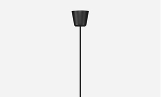 Bild von SP10ENPMKB | mounting kit for SP10EN from ceiling, black