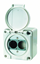 Bild von AP D-SERIE 2 IP | Aufputzrahmen EDIZIOdue mit 2x Ausschnitt D-Serie IP21, weiss