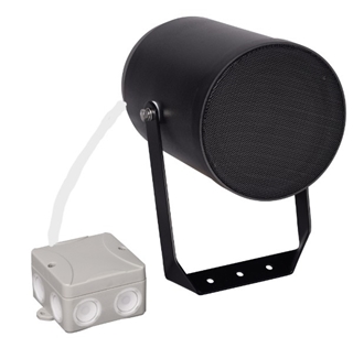 Bild von DA-P20-130/T-EN54 sw | Soundprojektor, 20 Watt, 130mm/5", IP66, ABS, Zertifizierung gemäss EN 54-24, schwarz