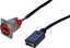Bild von NAHDMI-W-0.25FF | 0.25m HDMI 2.1 Durchführung D-Serie auf HDMI Buchse 8K, nickel
