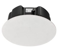 Bild von DL-D30-130 Dante ws | aktiver randloser-Deckeneinbau-Lautsprecher, 30 Watt, 130mm/5", 2-Weg, Dante, PoE+, weiss
