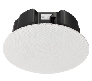 Bild von DL-D30-130 Dante ws | aktiver randloser-Deckeneinbau-Lautsprecher, 30 Watt, 130mm/5", 2-Weg, Dante, PoE+, weiss