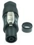 Bild von PO23FP-WIN | Power Kabelstecker Schwarz Input 250V 16A CBC, IP65