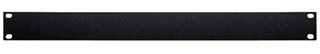 Bild von proPANEL 1HE sw | 19" Frontplatte 1HE/3mm, schwarz matt eloxiert