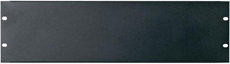 Bild von proPANEL 3HE sw | 19" Frontplatte 3HE/3mm, schwarz matt eloxiert