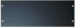 Bild von proPANEL 4HE sw | 19" Frontplatte 4HE/3mm, schwarz matt eloxiert
