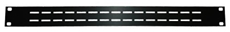 Bild von proPANEL 1HE AIR sw | 19" Frontplatte 1HE/3mm mit Lüftungsschlitzen, schwarz matt eloxiert